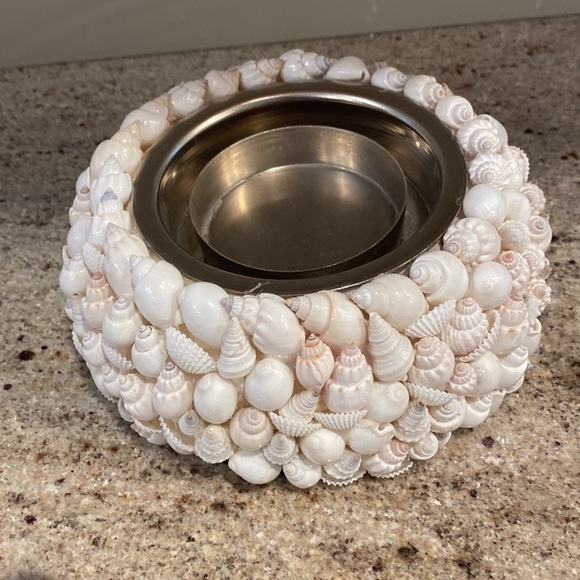 NWT seashell hurricane candle holder - Picture 6 of 6